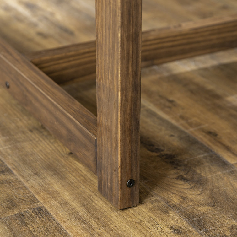 Farmhouse Haven 72" Reclaimed Pine Wood Rustic Dining Table