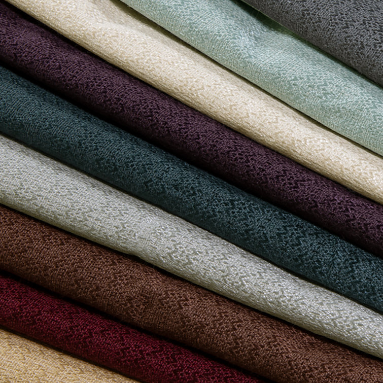 Plum Cotton Polyester Blackout Rod Pocket Window Panel