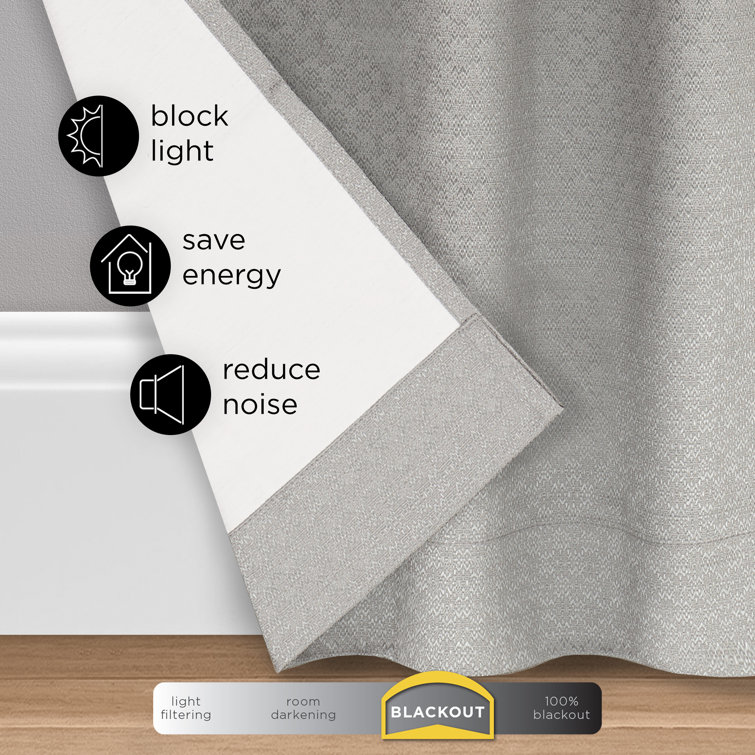 Plum Cotton Polyester Blackout Rod Pocket Window Panel