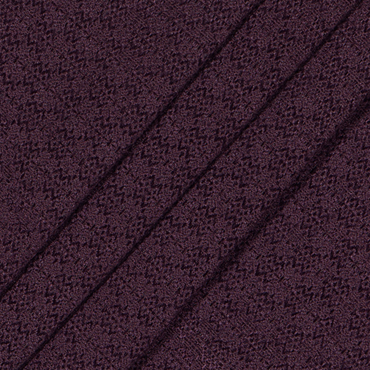 Plum Cotton Polyester Blackout Rod Pocket Window Panel