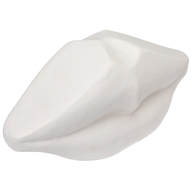 Curvy Contemporary Natural Wood Finish Statue
