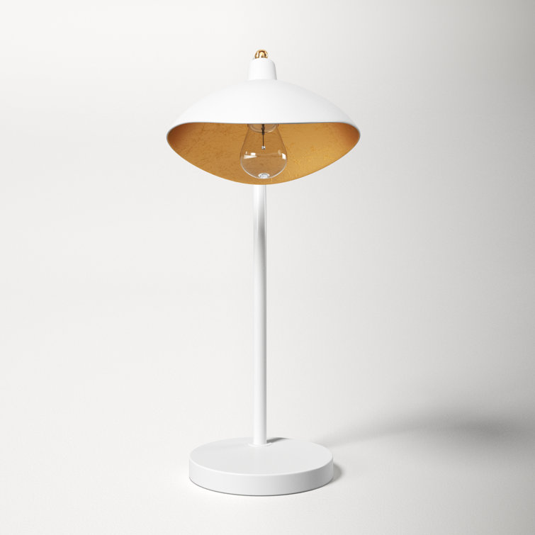 Contemporary White Adjustable Desk Lamp for Kids' Nursery