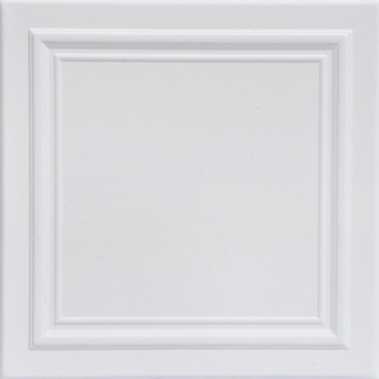 Ultra Pure White Polystyrene Glue-up Ceiling Tile