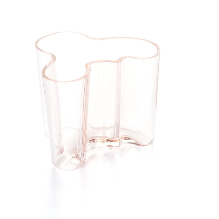 Eternal Aalto Clear Glass Architectural Flower Vase - 6.25"