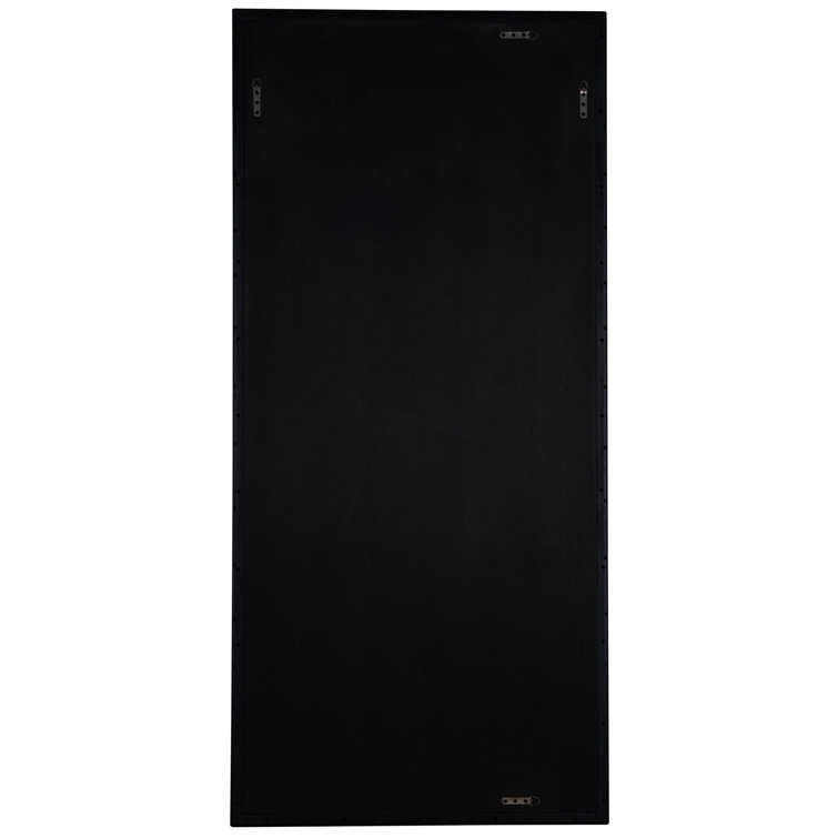 Elegant Full-Length Rectangular Mirror in Silver and Gold