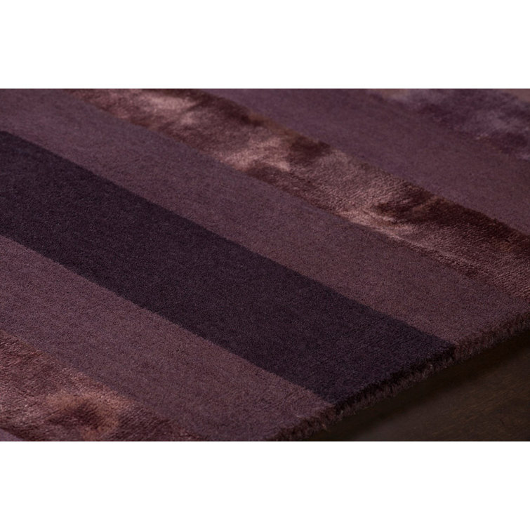 Gardenia Gray Hand Tufted Wool Stripe 5' x 7' Rug