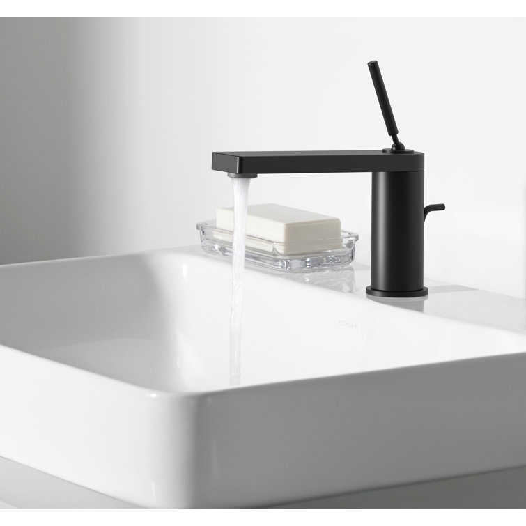 Composed Modern Chrome Single-Handle Low-Arc Bathroom Faucet