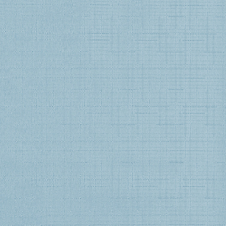 Bouquet Green Puddle Length Blackout Polyester Linen Window Panel
