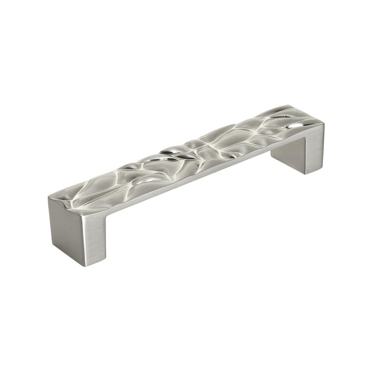 Calathea Brushed Nickel 5-1/16" Textured Cabinet Bar Pull