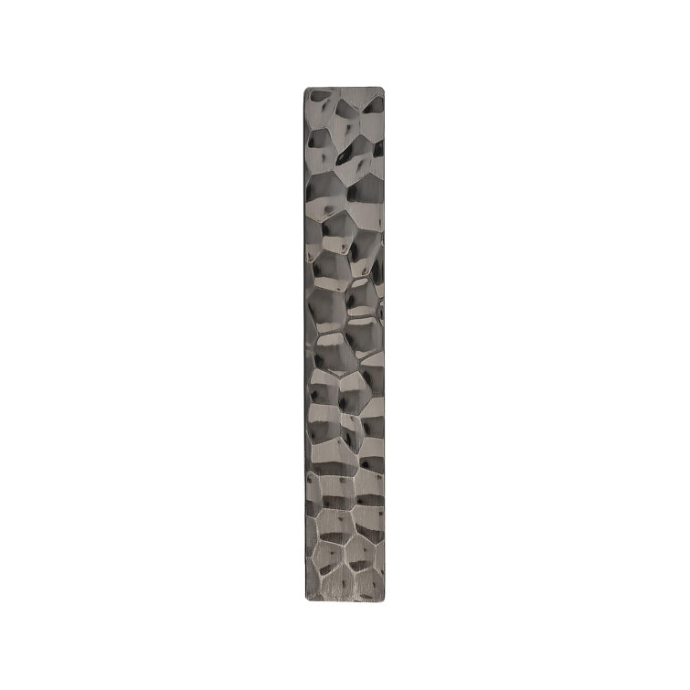 Kamari Gunmetal Scalloped 4.938" Bar Pull with Mounting Hardware