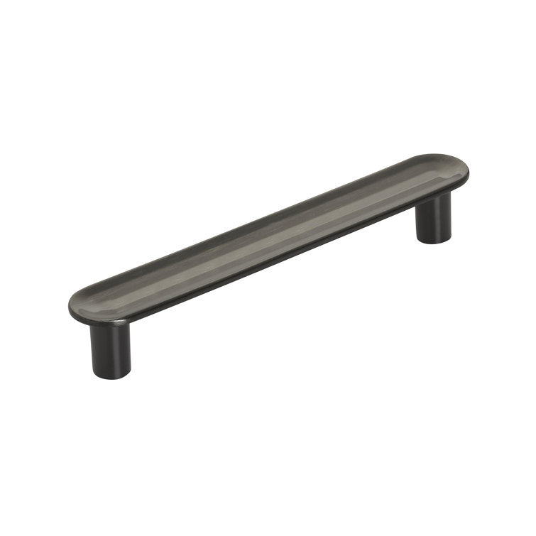 Polished Nickel Modern Bar Pull with Mounting Hardware