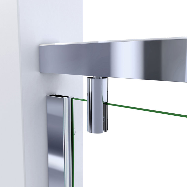 Butterfly-S 30-31 1/2" W x 74" H Semi-Frameless Bi-Fold Shower Door in Chrome