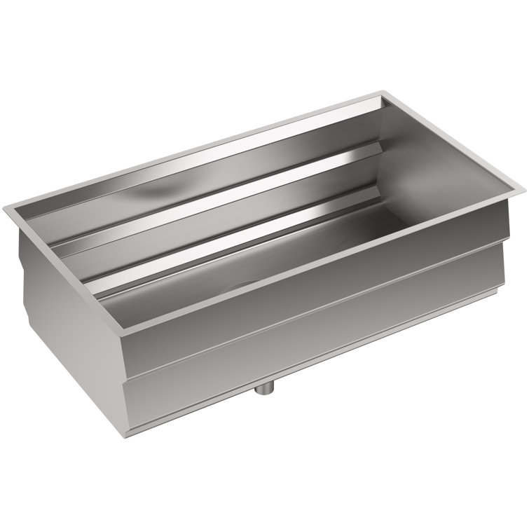 Prolific 33" Stainless Steel Undermount Single Bowl Kitchen Sink with Accessories