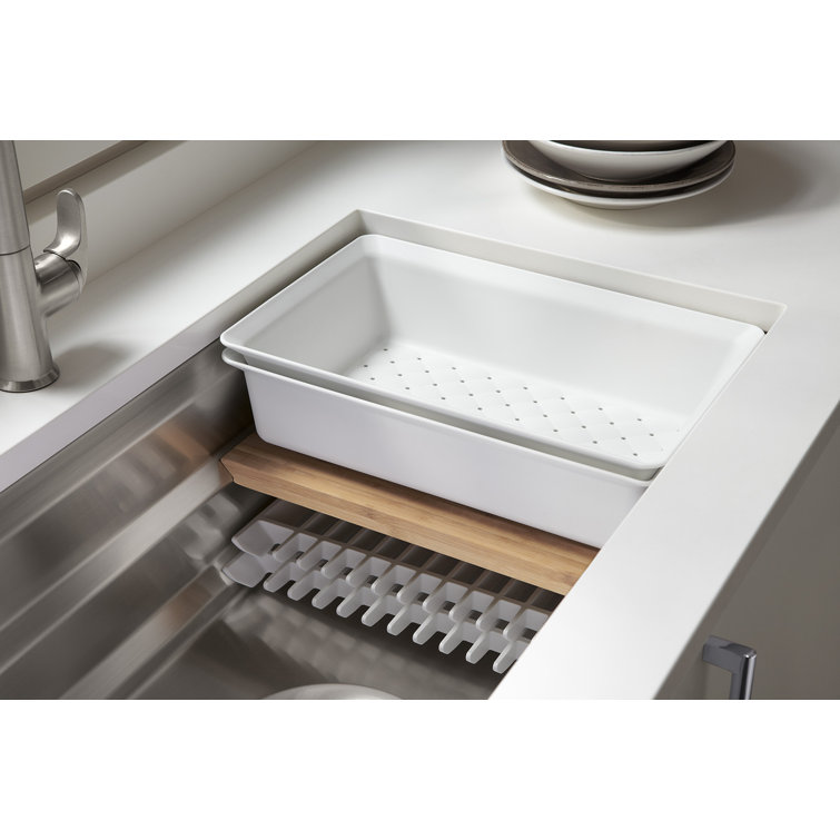 Prolific 33" Stainless Steel Undermount Single Bowl Kitchen Sink with Accessories