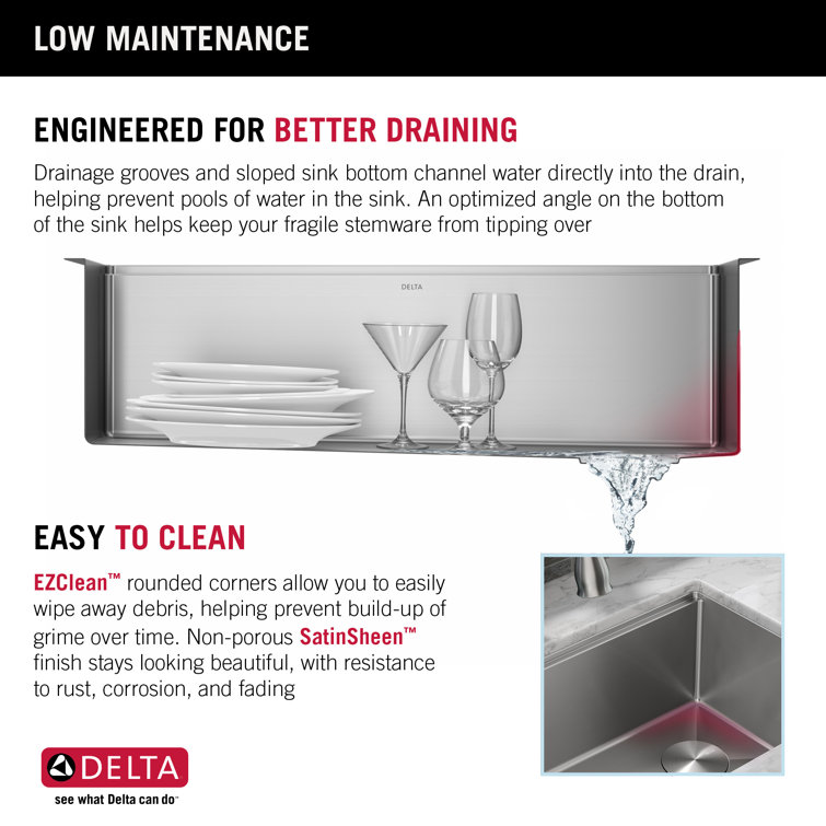30-Inch Stainless Steel Undermount Single Bowl Workstation Sink
