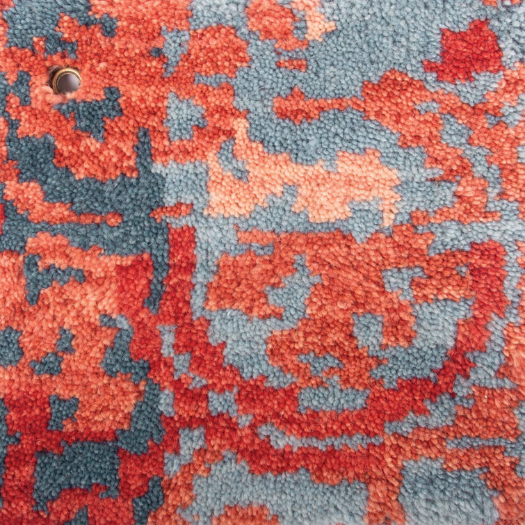Medina Handcrafted Nomad Red Wool Runner Rug 2'6" x 8'