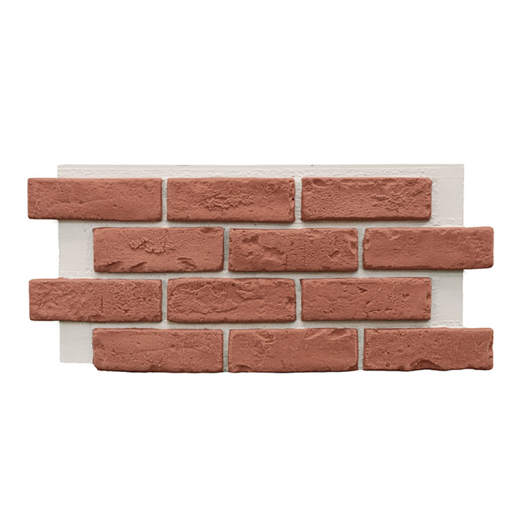 22.25'' x 11.25'' Classic Faux Brick 3D Embossed Wall Panel