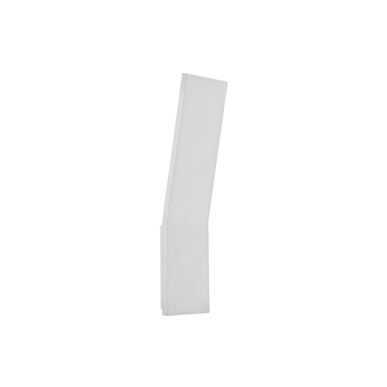 Sleek Pewter 11" LED Sconce with Clear Diffuser Glass and Dimmable Light