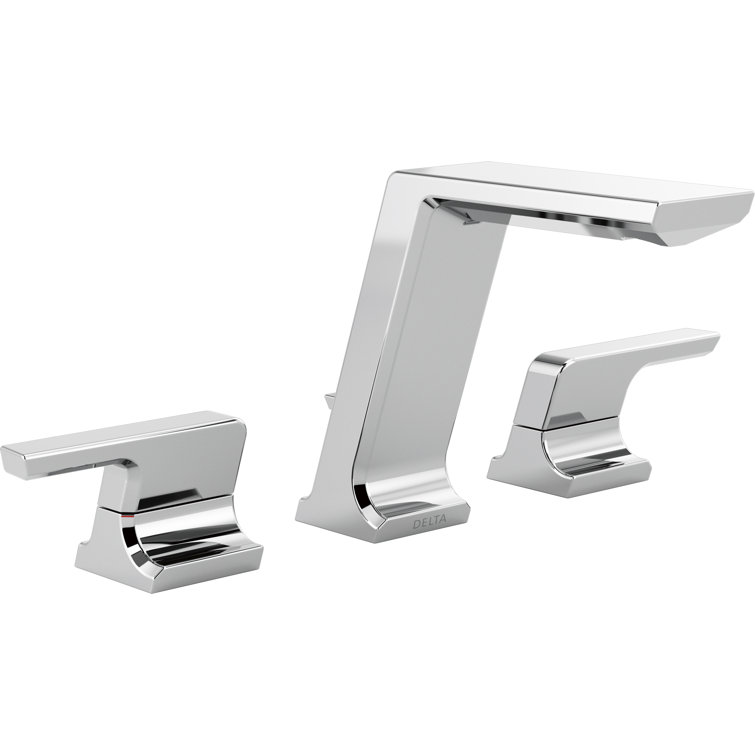 Pivotal 16" Widespread Chrome Bathroom Faucet with Modern Design