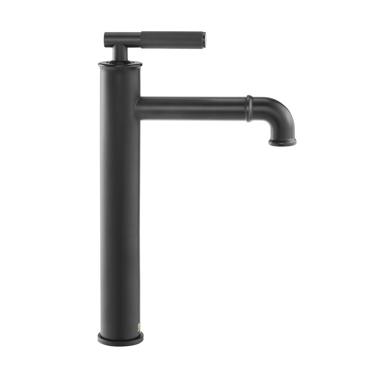 Avallon High Arc Single-Handle Bathroom Faucet in Matte Black