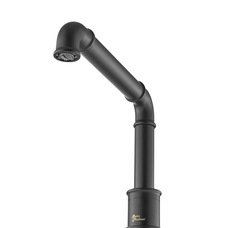 Matte Black Brass Dual Handle Widespread Bathroom Faucet
