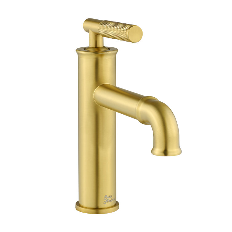 Avallon Brushed Gold Single-Handle Bathroom Faucet