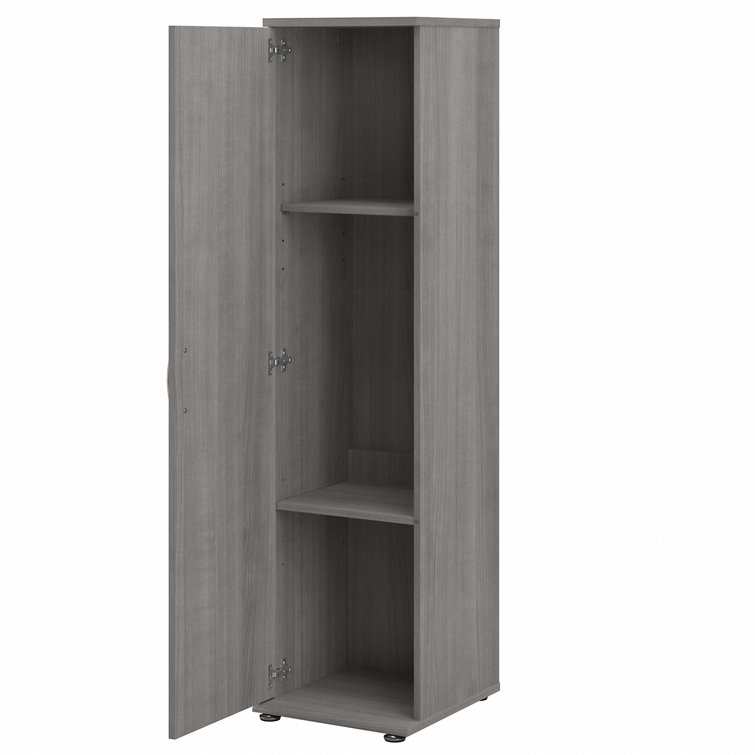 Platinum Gray Modular Laundry Storage Set with Adjustable Shelving