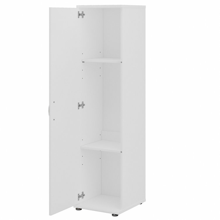 Contemporary White 3-Piece Modular Laundry Storage Set