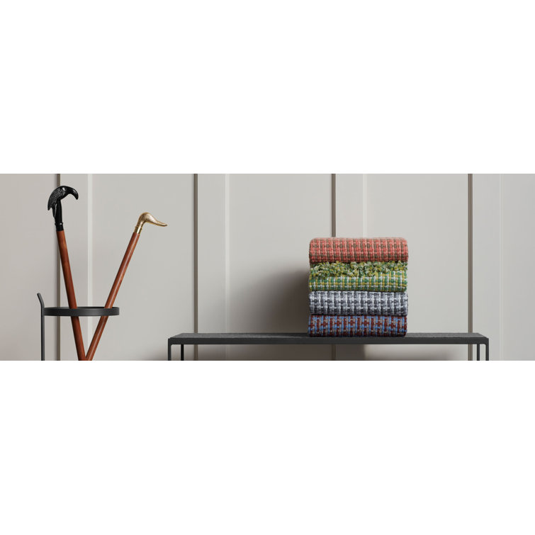 Chaperone Green Wool Cozy Throw Blanket