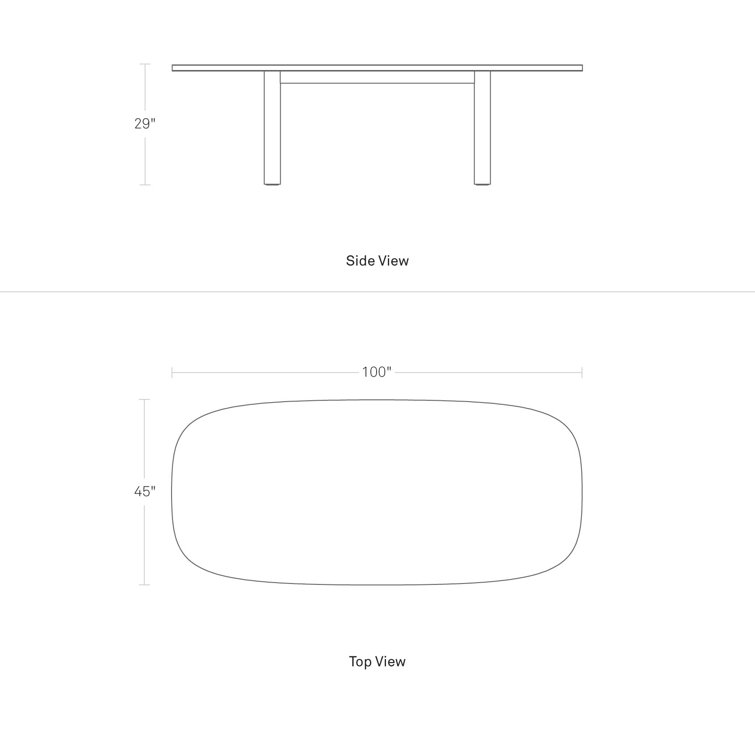 Black Ash Mid-Century Modern Round Dining Table