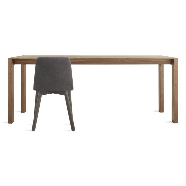 Rustic Broad Solid Walnut Extendable Dining Table 33" W x 76" L