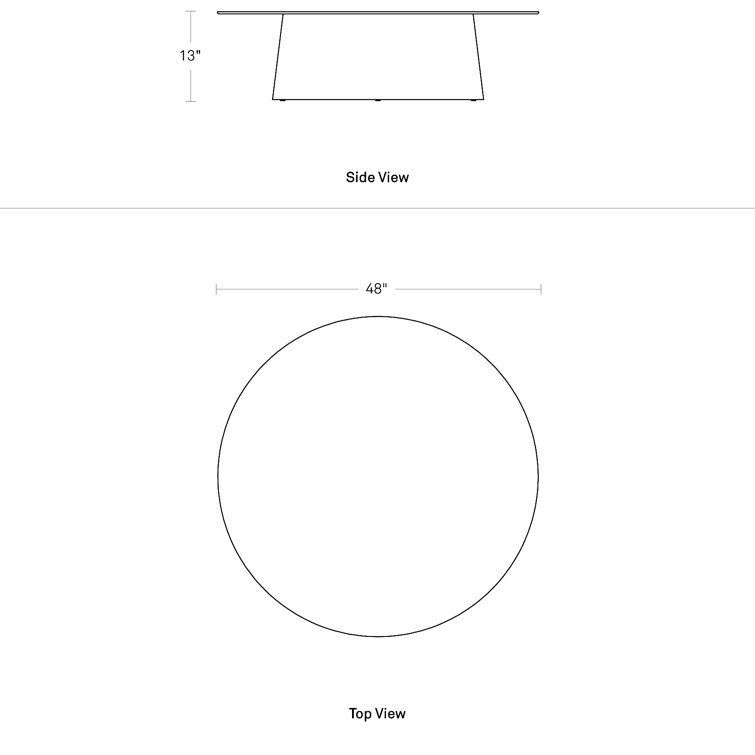 Large White Metal Outdoor Coffee Table