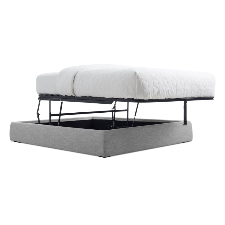 Vesper Marine Blue Full Upholstered Storage Bed with Drawer