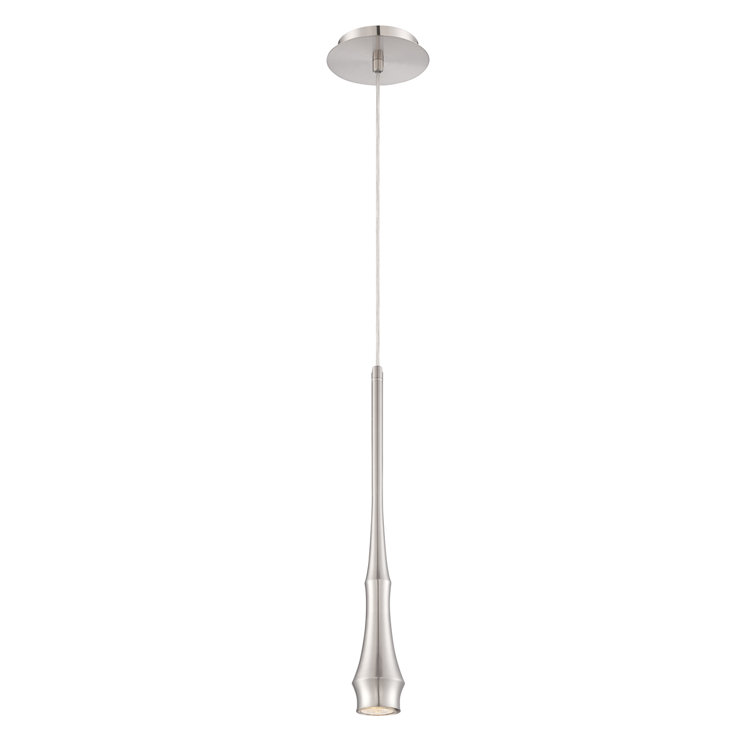 Satin Nickel Aluminum LED Pendant Light