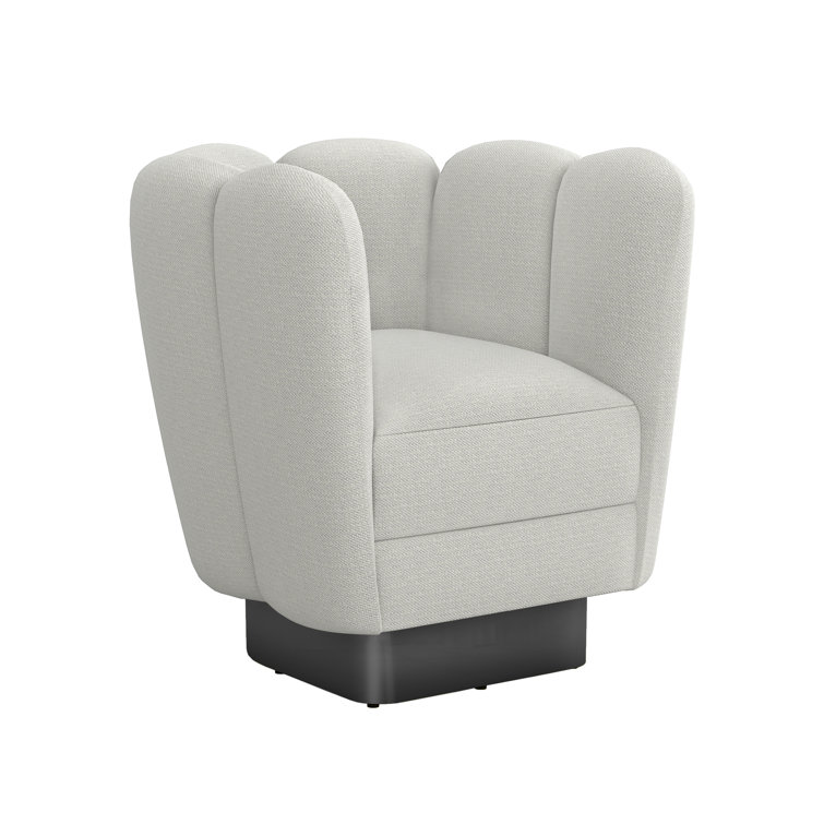 Fresco Gunmetal Swivel Chair with 21" Seat Height