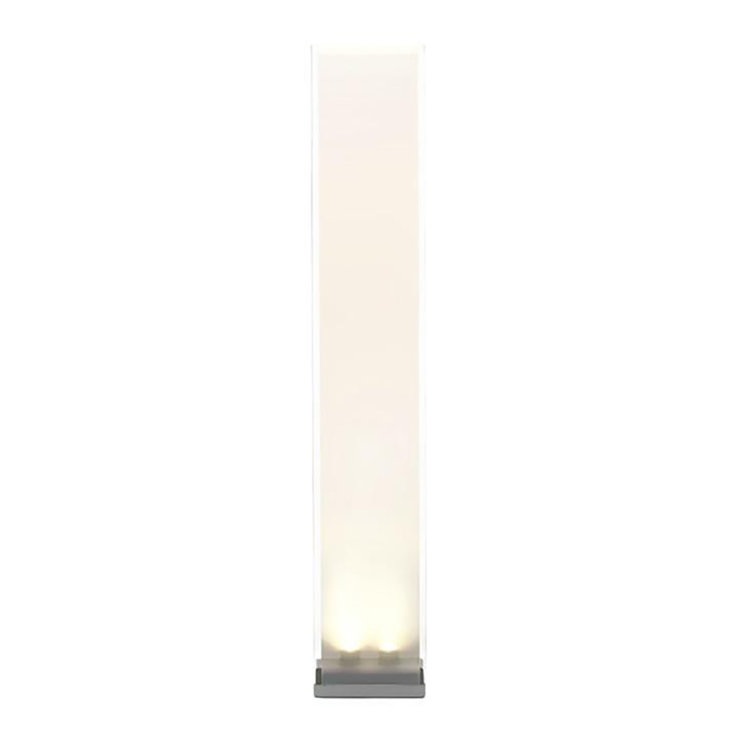 Cortina Noble White 60" Acrylic Floor Lamp with Fabric Diffuser
