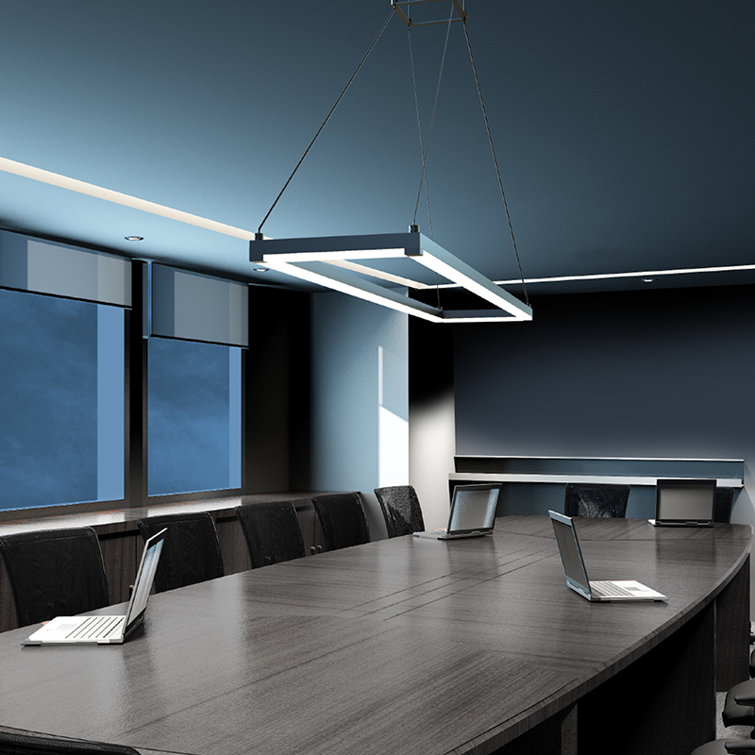 Stix Bright Satin Aluminum LED Pendant Light for Indoor/Outdoor