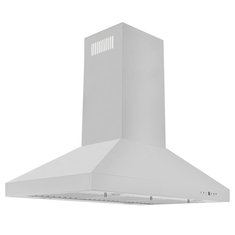 30'' Stainless Steel Convertible Island Range Hood