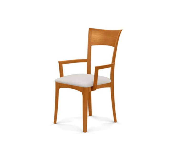 Ingrid Natural Cherry Upholstered Dining Chair