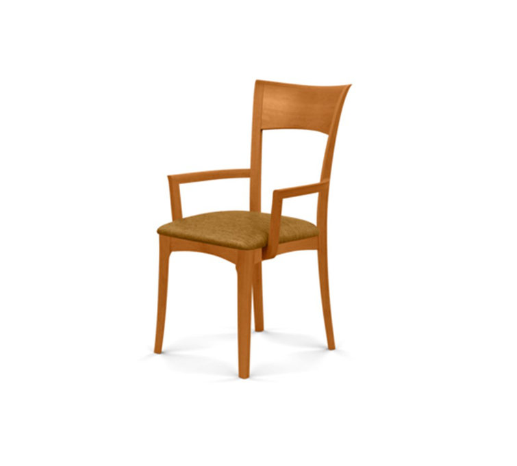 Ingrid Natural Cherry Upholstered Dining Chair