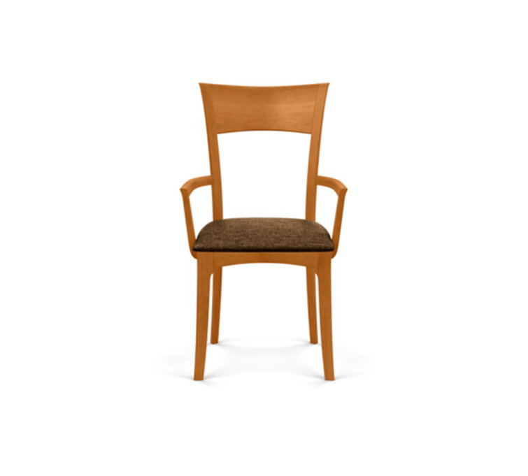 Ingrid Natural Cherry Upholstered Dining Chair