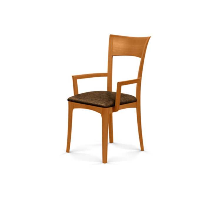 Ingrid Natural Cherry Upholstered Dining Chair