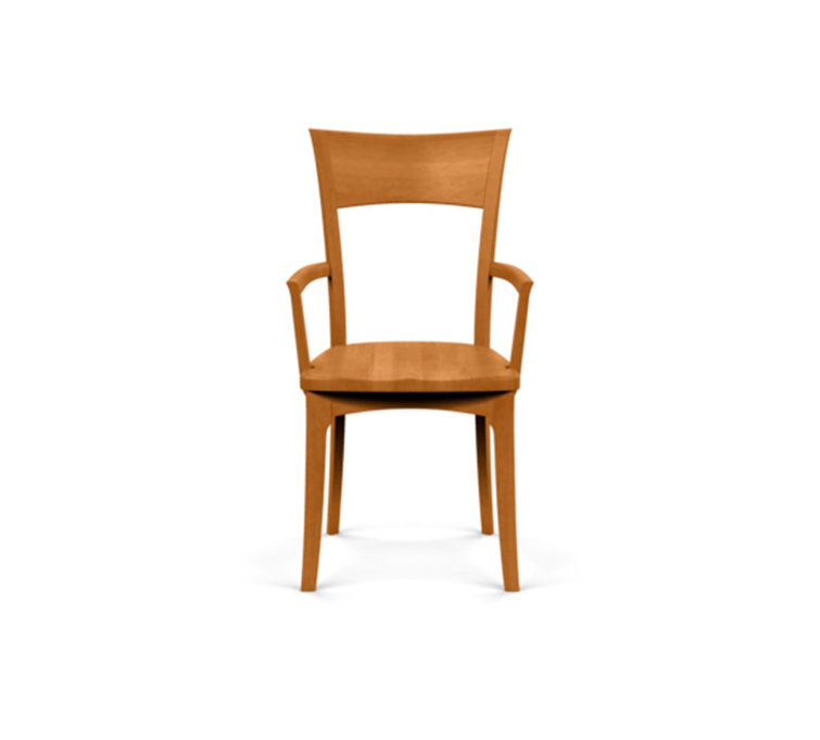 Ingrid Natural Cherry Upholstered Dining Chair