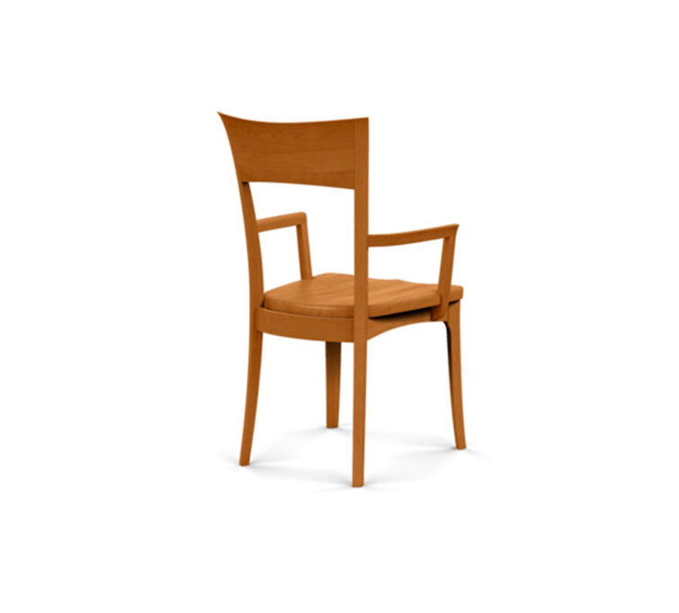 Ingrid Natural Cherry Upholstered Dining Chair