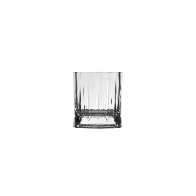 Clear Lead-Free Crystal Whiskey Glass Set of Four