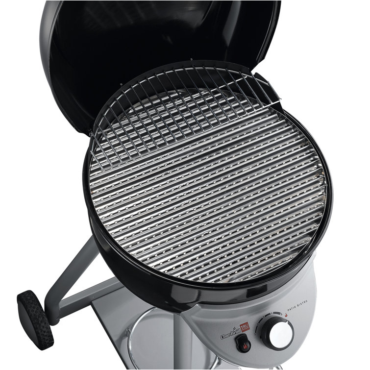 Black Stainless Steel Propane Infrared Grill with Rotisserie