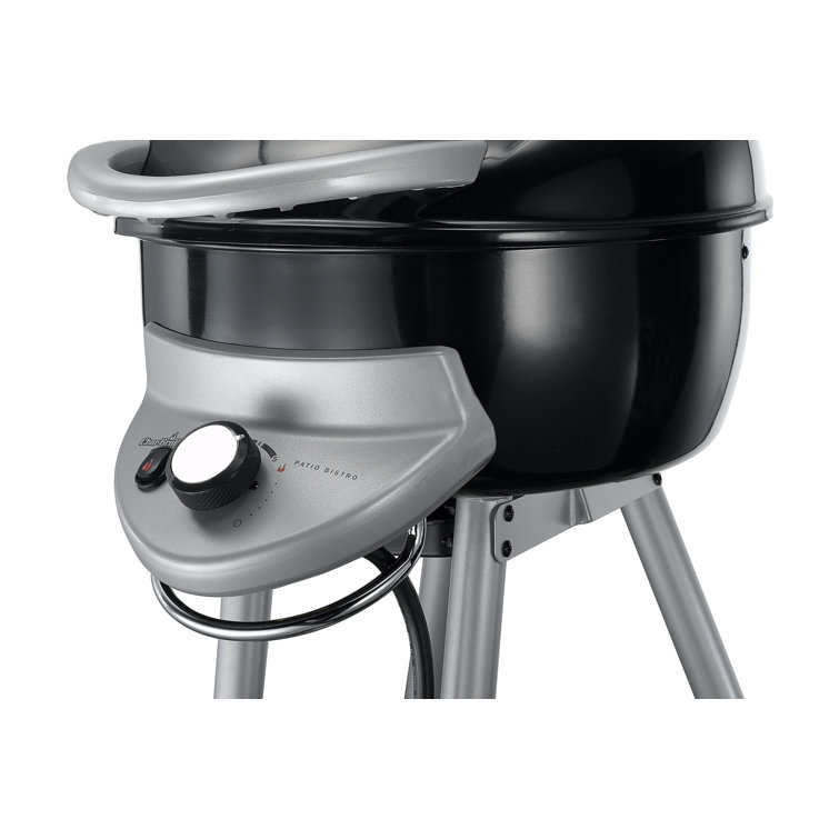 Black Stainless Steel Propane Infrared Grill with Rotisserie