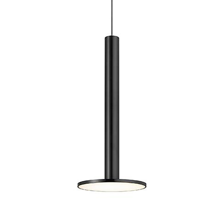 Cielo XL Minimalist Black Aluminum LED Pendant Light
