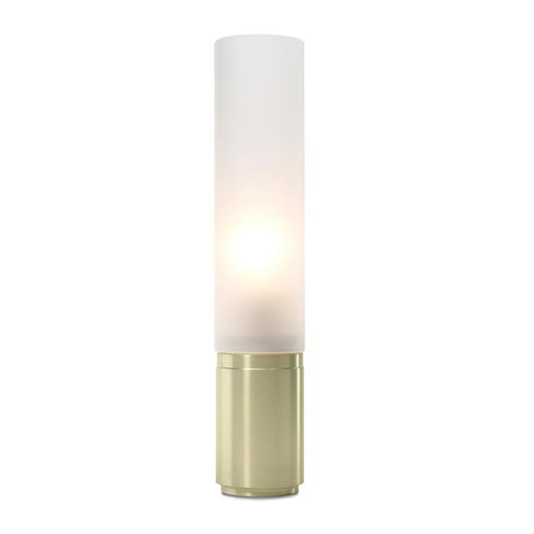Elise Black Aluminum 12" Table Lamp with Diffuser