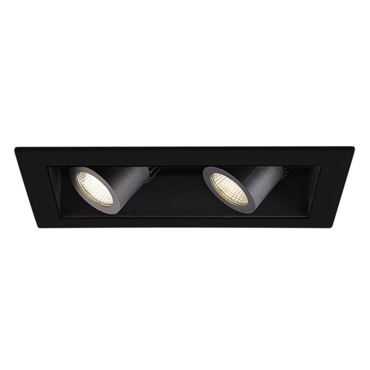 Precision Adjustable 4" LED Black Recessed Lighting Kit - Energy Star Certified